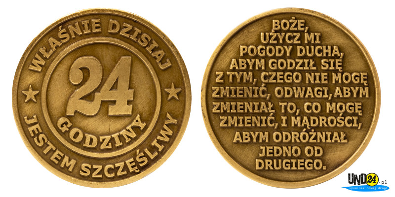 Medal 24 Godziny z Modlitwą o Pogodę Ducha - Tzw. Zerowy