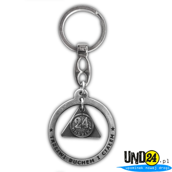  Brelok Okrągły - Trzeźwi Duchem i Ciałem - 24 Godziny