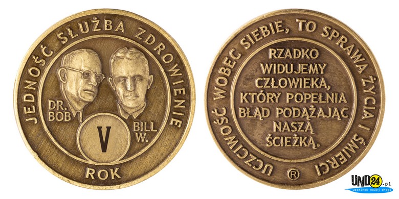 Medal 5. Rocznica trzeźwości Medal 5. Rocznica trzeźwości