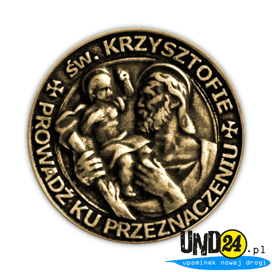 Medal Św. Krzysztof – Krzyż Maltański - Easy Rider - Podróżuj Wolny