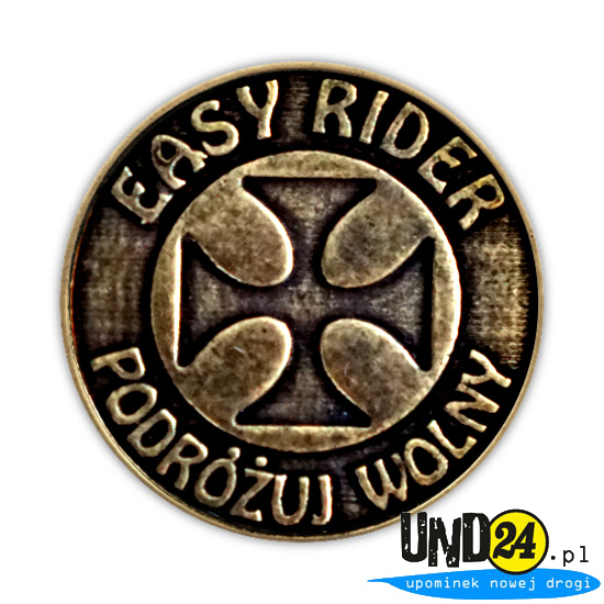 Medal Św. Krzysztof – Krzyż Maltański - Easy Rider - Podróżuj Wolny