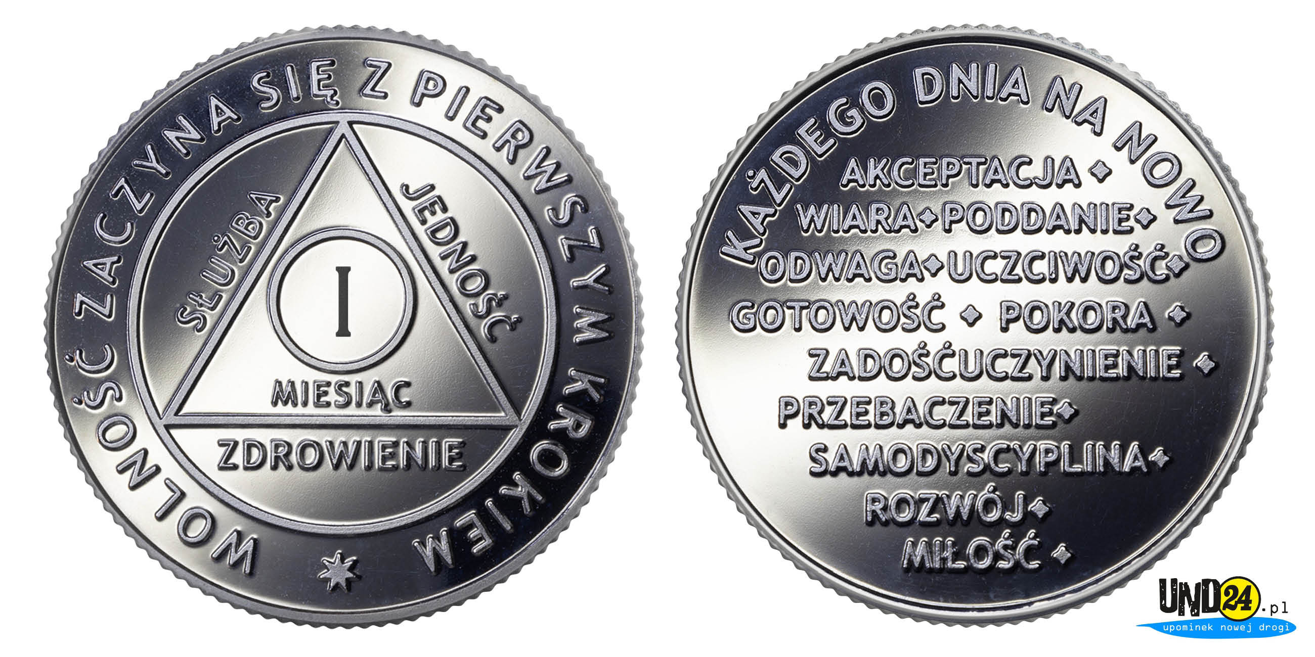 Medal 1. Miesiąc trzeźwości w Amerykańskim Stylu