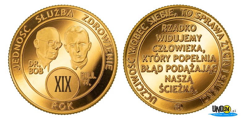 Medal 19. Rocznica trzeźwości w Amerykańskim Stylu