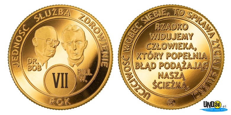 Medal 7. Rocznica trzeźwości w Amerykańskim Stylu