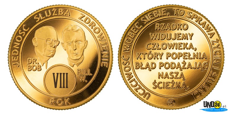 Medal 8. Rocznica trzeźwości w Amerykańskim Stylu